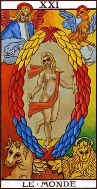 The World in the Tarot of Marseilles