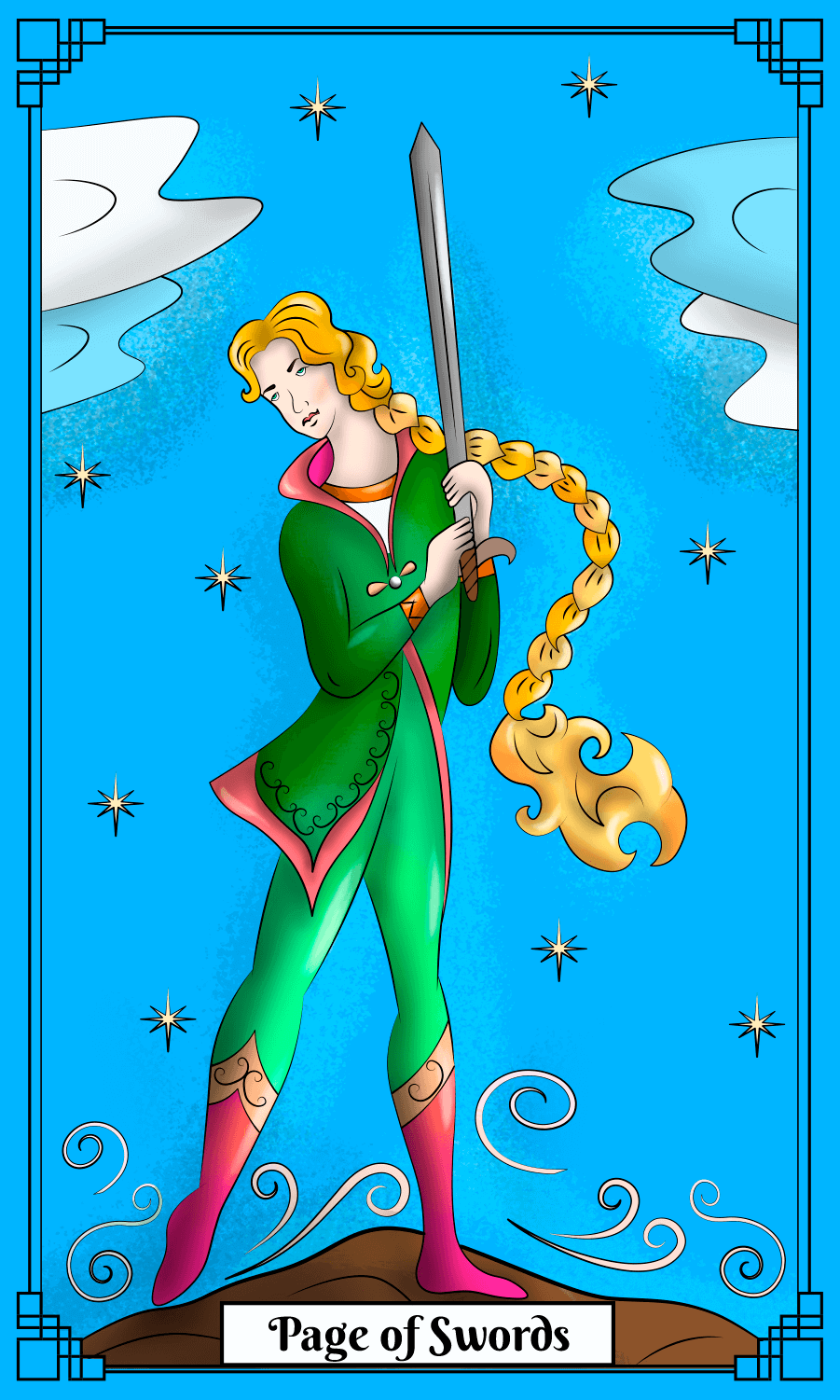 Page of Swords Card