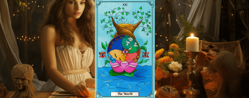 World Tarot Card Meaning in Health